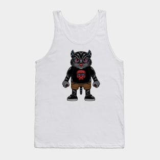 The Black Cats Use Skull T-Shirt Tank Top